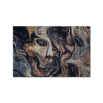 Cakapuzzle Kum Püskürtme Sanatı Yüz Portre 120 Parça Puzzle