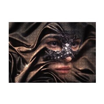 Cakapuzzle Kumaş Örtülü Maskeli Kadın 120 Parça Ahşap Puzzle