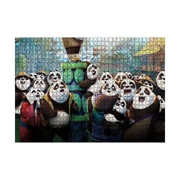 Cakapuzzle Kung Fu Panda Ailesi 255 Parça Puzzle