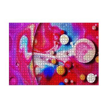 Cakapuzzle Küreler Hücreler ve Renk Topları 120 Parça Ahşap Puzzle