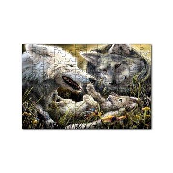 Cakapuzzle Kurt Ailesi Görseli 120 Parça Puzzle