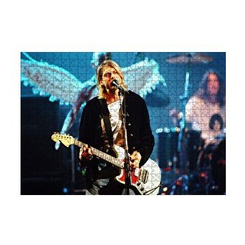 Cakapuzzle Kurt Cobain Sahnede Şarkılarıyla 255 Parça Puzzle
