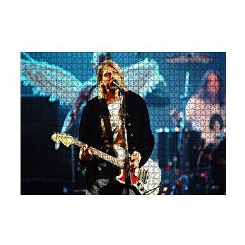 Cakapuzzle Kurt Cobain Sahnede Şarkılarıyla 255 Parça Puzzle