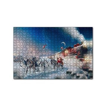 Cakapuzzle Kutup Ekspresi Geyikler Noel Baba 120 Parça Puzzle