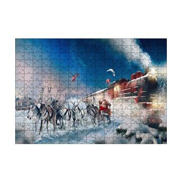 Cakapuzzle Kutup Ekspresi Geyikler Noel Baba 120 Parça Puzzle