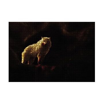 Cakapuzzle Kutup Kurdu Avlanıyor 120 Parça Ahşap Puzzle