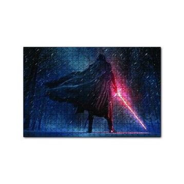 Cakapuzzle Kylo Ren Karlar Yağışı Görseli 120 Parça Ahşap Puzzle