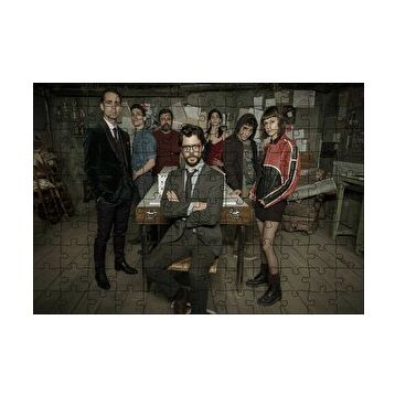 Cakapuzzle La Casa De Papel Başlangıç Kadrosu 120 Parça Ahşap Puzzle
