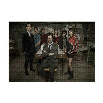Cakapuzzle La Casa De Papel Başlangıç Kadrosu 120 Parça Ahşap Puzzle