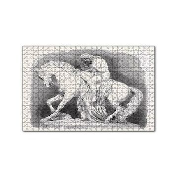 Cakapuzzle Lady Godiva Taş Heykel 120 Parça Ahşap Puzzle