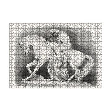 Cakapuzzle Lady Godiva Taş Heykel 120 Parça Ahşap Puzzle