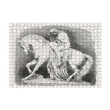 Cakapuzzle Lady Godiva Taş Heykel 120 Parça Ahşap Puzzle