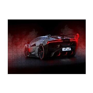 Cakapuzzle Lamborghini SCK Arkadan Görünüş 120 Parça Ahşap Puzzle
