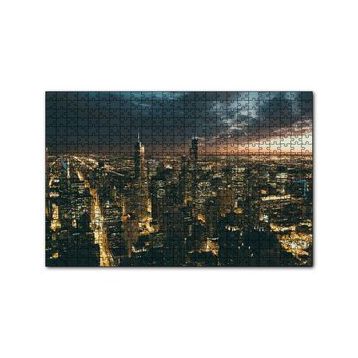 Cakapuzzle Las Vegas Gece Manzarası 120 Parça Ahşap Puzzle