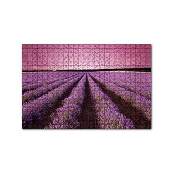 Cakapuzzle Lavanta Tarlaları ve Mor Gökler 120 Parça Ahşap Puzzle