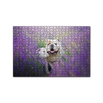 Cakapuzzle Lavantalar Arasında Bulldoglar 120 Parça Ahşap Puzzle