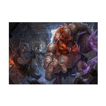 Cakapuzzle League Of Legends Gragas Görseli 120 Parça Ahşap Puzzle