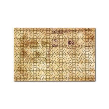 Cakapuzzle Leonardo Da Vinci ve Vitruvius Adamı 120 Parça Ahşap Puzzle