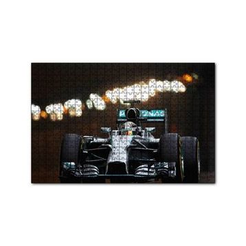 Cakapuzzle Lewis Hamilton Formül 1 2019 Görseli 120 Parça Ahşap Puzzle