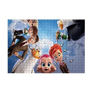 Cakapuzzle Leylekler Bebek Sarah Henry ve Nate 120 Parça Ahşap Puzzle