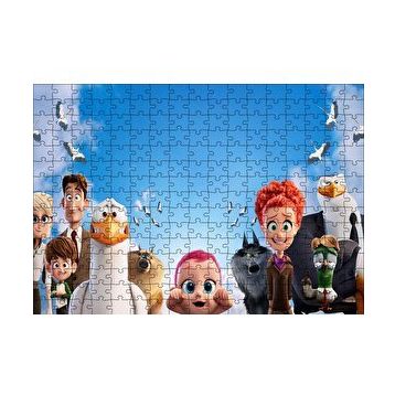Cakapuzzle Leylekler Filmi Tam Kadro 120 Parça Ahşap Puzzle
