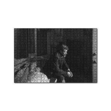 Cakapuzzle Logan Noir Siya Beyaz Görseli 120 Parça Ahşap Puzzle