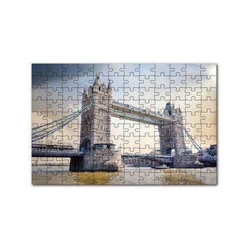 Cakapuzzle Londra Tower Bridge Köprüsü 120 Parça Ahşap Puzzle