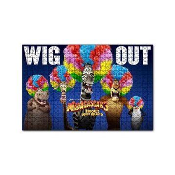 Cakapuzzle Madagascar 3 Film Afişi 120 Parça Ahşap Puzzle