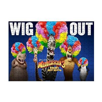 Cakapuzzle Madagascar 3 Film Afişi 120 Parça Ahşap Puzzle