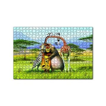 Cakapuzzle Madagascar Çizgi Film 120 Parça Ahşap Puzzle