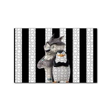 Cakapuzzle Madagaskar Penguenleri Kaptan Görseli 120 Parça Ahşap Puzzle