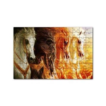 Cakapuzzle Mahşerin Dört Atlısı 120 Parça Ahşap Puzzle