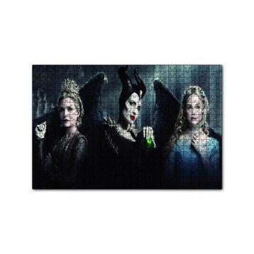 Cakapuzzle Maleficent Kadınları Görseli 120 Parça Ahşap Puzzle