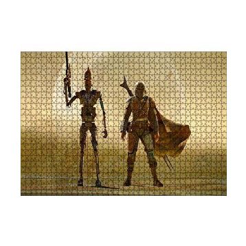 Cakapuzzle Mandalorian IG-11 Star Wars Karakterleri Yapboz MDF Puzzle