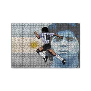 Cakapuzzle Maradona Arjantin Milli Takımı 120 Parça Ahşap Puzzle