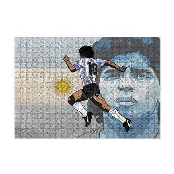 Cakapuzzle Maradona Arjantin Milli Takımı 120 Parça Ahşap Puzzle