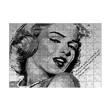 Cakapuzzle Marilyn Monroe Çizim 120 Parça Ahşap Puzzle