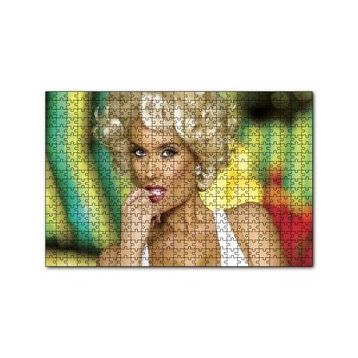 Cakapuzzle Marilyn Monroe Düşünceli 120 Parça Ahşap Puzzle