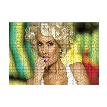 Cakapuzzle Marilyn Monroe Düşünceli 120 Parça Ahşap Puzzle