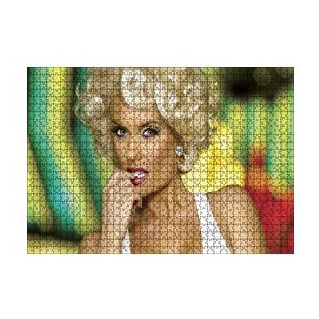 Cakapuzzle Marilyn Monroe Düşünceli 120 Parça Ahşap Puzzle