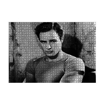 Cakapuzzle Marlon Brando Gençlik Yıllarında 120 Parça Ahşap Puzzle