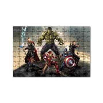 Cakapuzzle Marvel Avengers Görseli 120 Parça Ahşap Puzzle