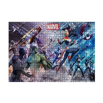 Cakapuzzle Marvel Kahramanları 120 Parça Ahşap Puzzle