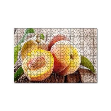 Cakapuzzle Masa Üstünde Şeftali Görseli 120 Parça Ahşap Puzzle