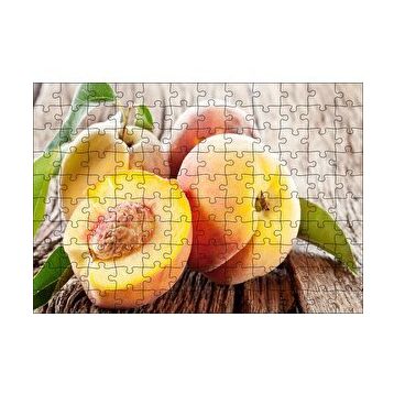 Cakapuzzle Masa Üstünde Şeftali Görseli 120 Parça Ahşap Puzzle