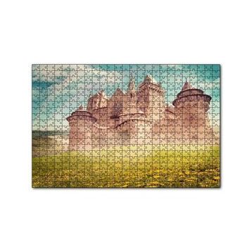 Cakapuzzle Masallar Ülkesi Kale ve Gökkuşağı 120 Parça Ahşap Puzzle