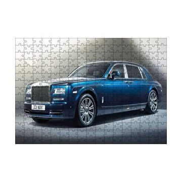 Cakapuzzle Mavi Rolls Royce Görseli 120 Parça Ahşap Puzzle