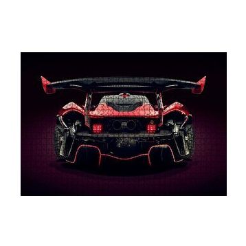 Cakapuzzle McLaren P1 GTR Arka Görünüş 120 Parça Ahşap Puzzle