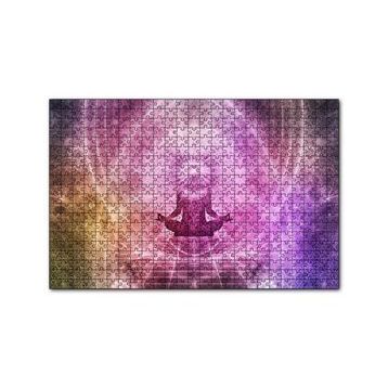 Cakapuzzle Meditasyon Yapan İnsan Figürü 120 Parça Ahşap Puzzle