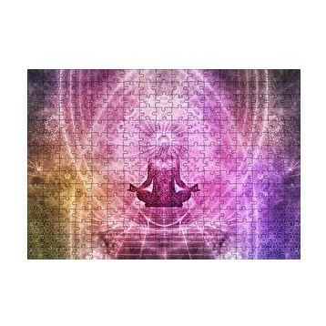 Cakapuzzle Meditasyon Yapan İnsan Figürü 120 Parça Ahşap Puzzle